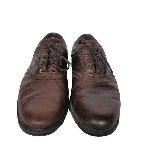 Footjoy Men\'s E-Comfort Brown Leather Lace Up Golf Shoes Size 9 M main image 5